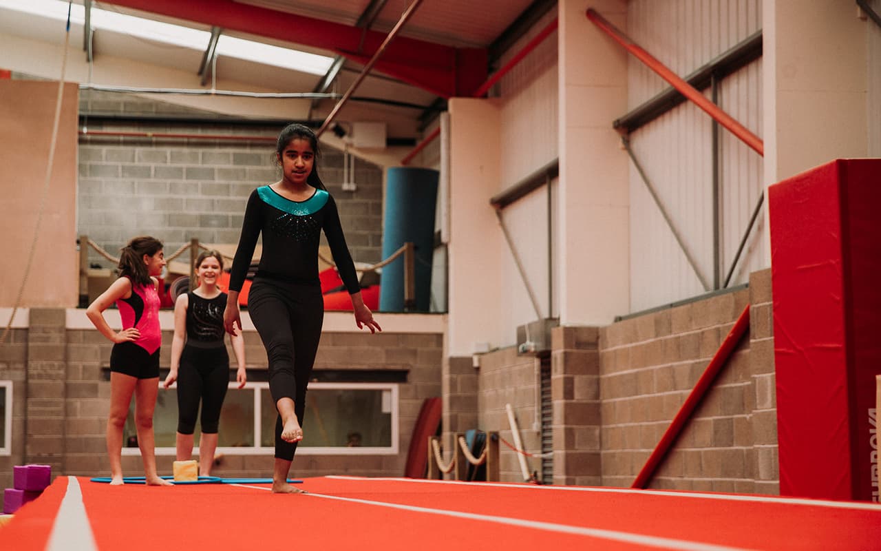 children's gymnastics class