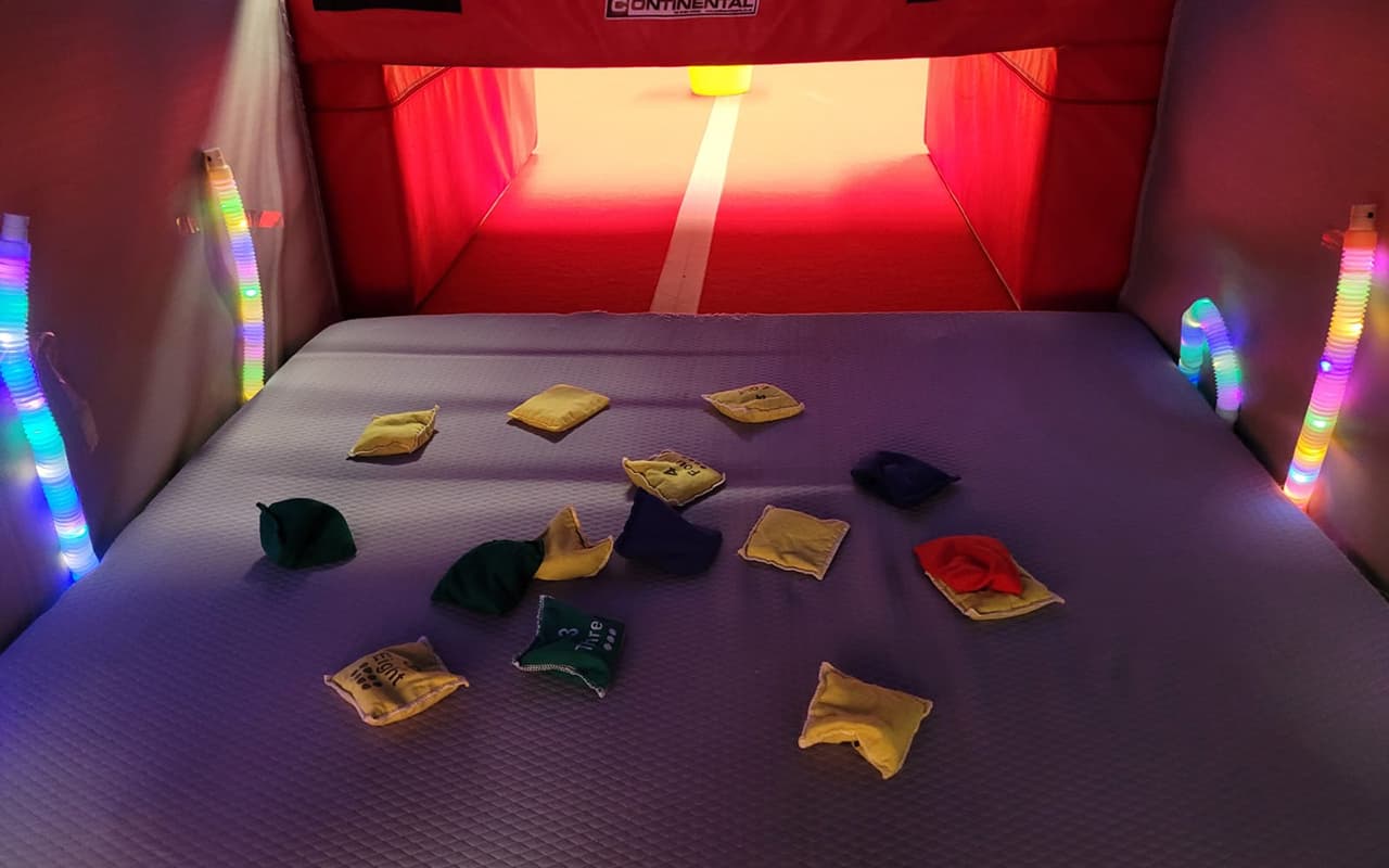 soft play circuit with lights